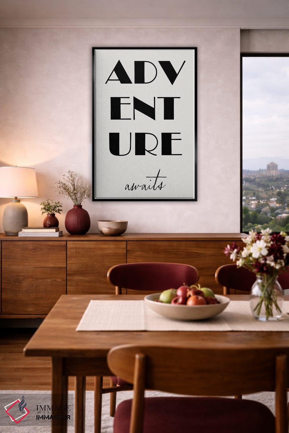 تابلو مدرن ماجراجویی در انتظار است اثر نوردیک پرینت استودیو - D3B