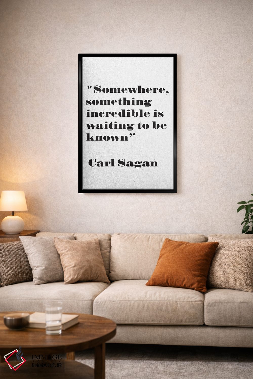 تابلو مدرن چیزی شگفت انگیز اثر نوردیک پرینت استودیو - D3B