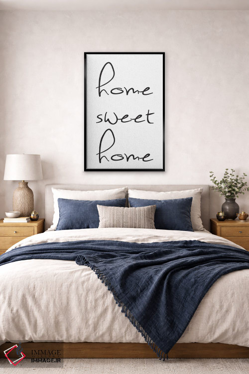 تابلو مدرن خانه کوچک و دوست داشتنی اثر نوردیک پرینت استودیو - D5B