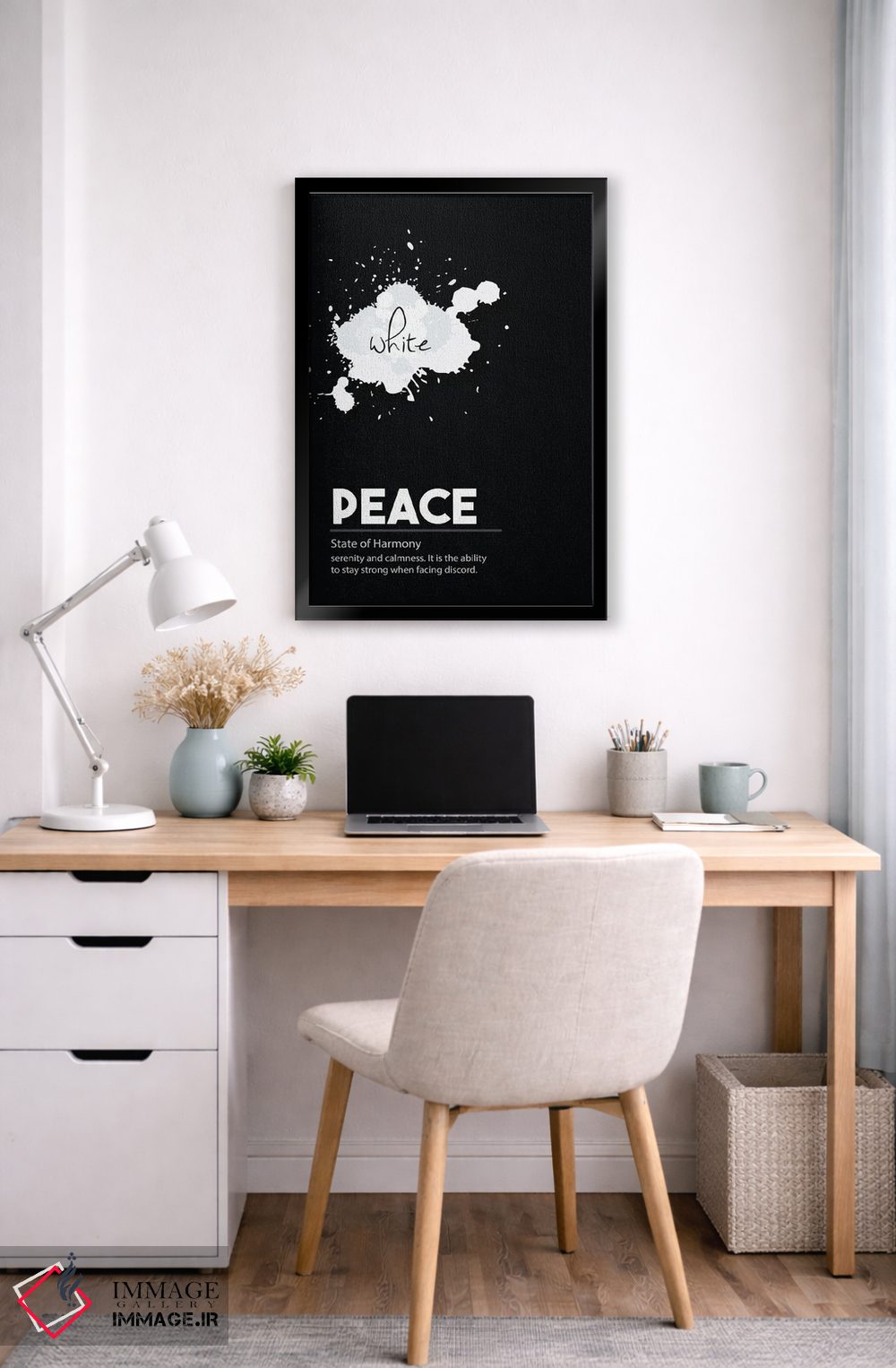 تابلو مینیمال تعریف صلح اثر نوردیک پرینت استودیو - D6B