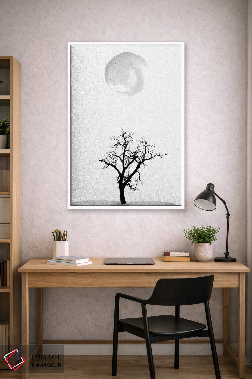 تابلو مینیمال چاپ درخت مینیمالیستی اثر نوردیک پرینت استودیو - D1W