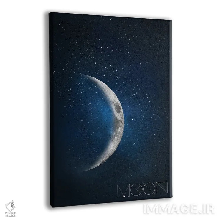 تابلو مدرن هر از گاهی اثر نوردیک پرینت استودیو - نمای پرسپکتیو محصول