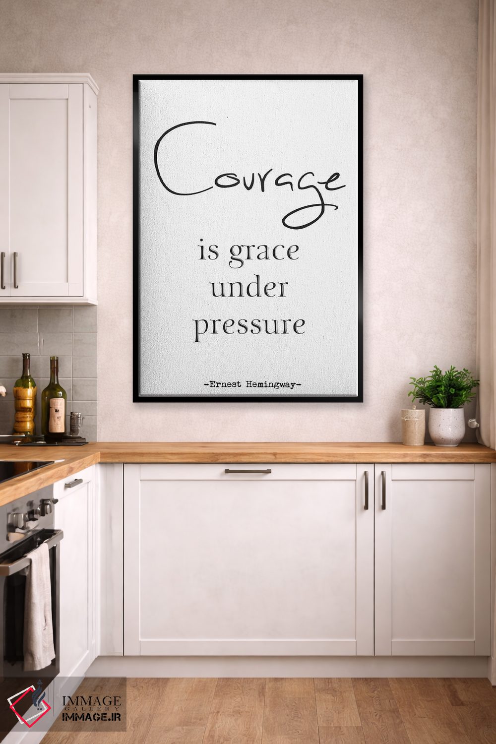 تابلو مدرن شجاعت اثر نوردیک پرینت استودیو - D3B