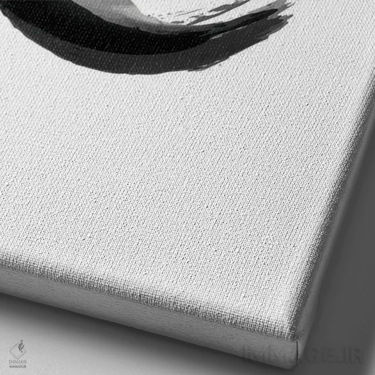 تابلو مینیمال ما بی نهایتیم اثر نوردیک پرینت استودیو - نمای نزدیک بافت بوم