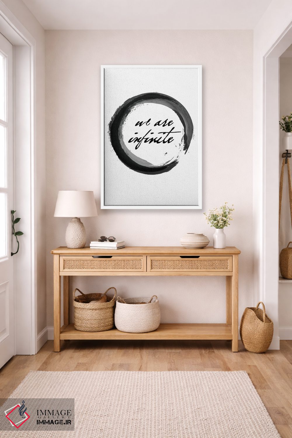 تابلو مینیمال ما بی نهایتیم اثر نوردیک پرینت استودیو - D4W