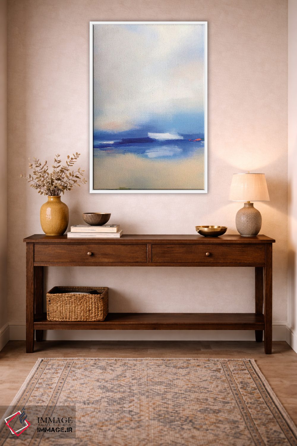 تابلو انتزاعی ستاره روز در حال غروب است اثر نیلام پدته - D3W