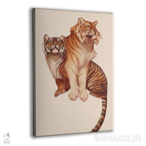 تابلو دکوراتیو برادران طلایی اثر نورا پوتوورا - نمای پرسپکتیو محصول