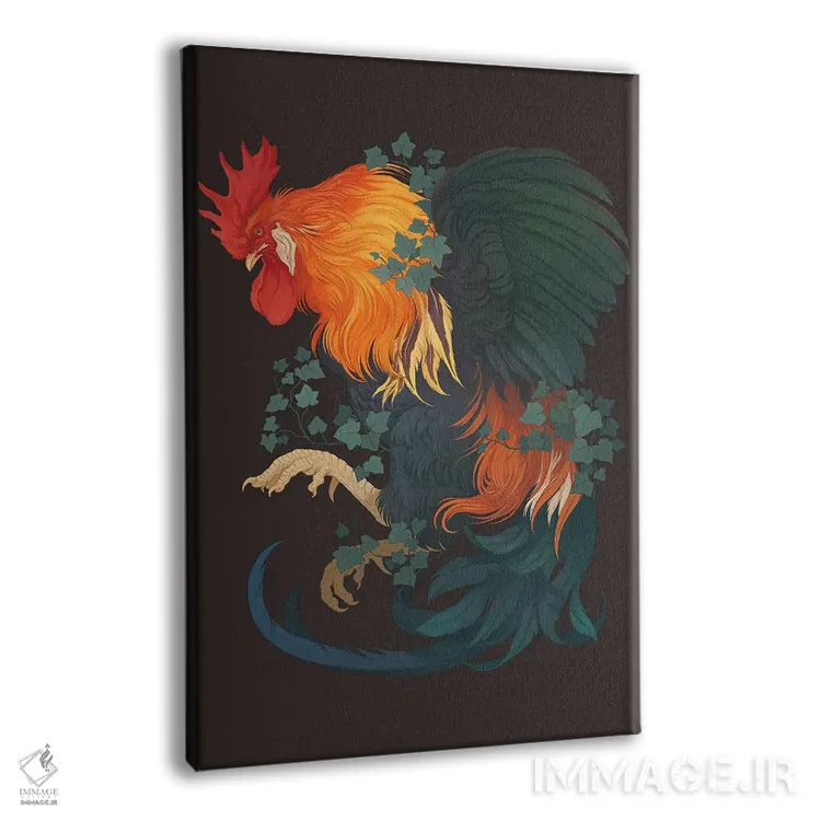 تابلو دکوراتیو پیچک درهم تنیده اثر نورا پوتوورا - نمای پرسپکتیو محصول