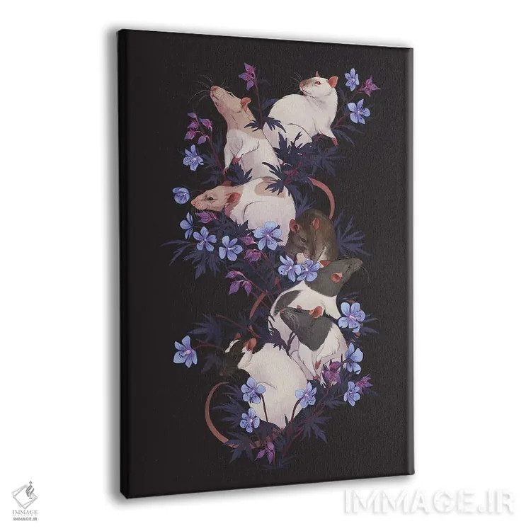 تابلو دکوراتیو هماهنگی اثر نورا پوتوورا - نمای پرسپکتیو محصول