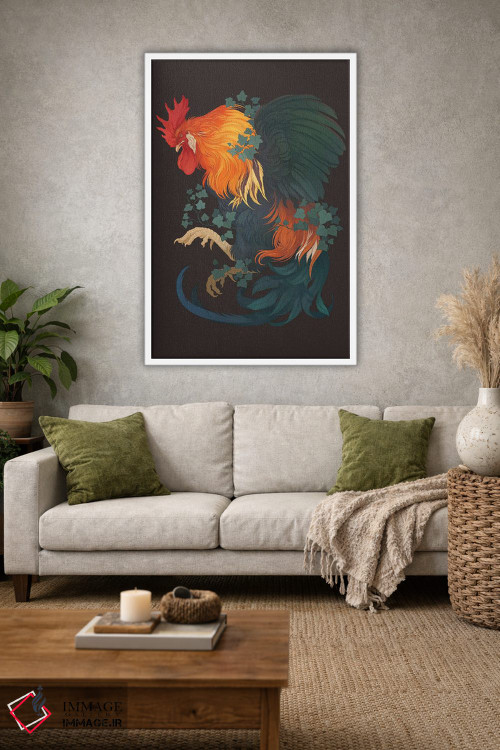 تابلو دکوراتیو پیچک درهم تنیده اثر نورا پوتوورا - D1W