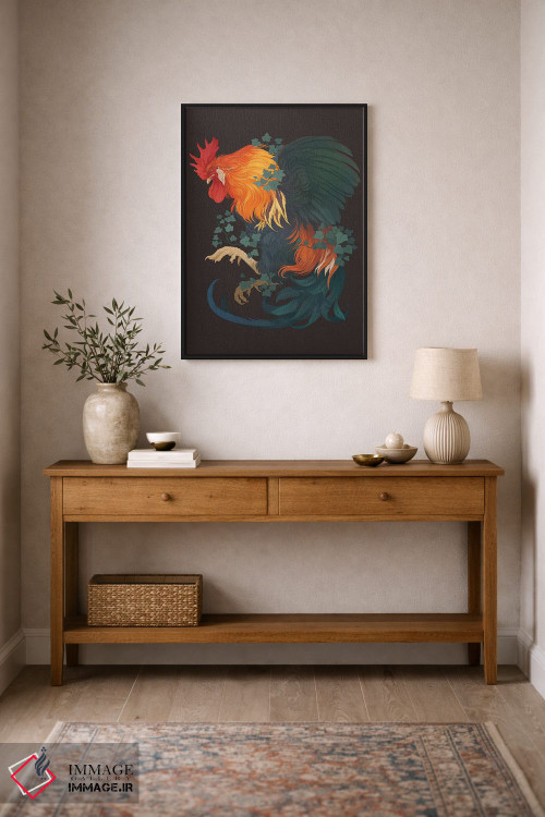 تابلو دکوراتیو پیچک درهم تنیده اثر نورا پوتوورا - D2B