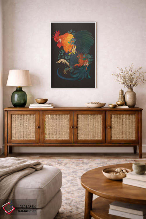 تابلو دکوراتیو پیچک درهم تنیده اثر نورا پوتوورا - D3W