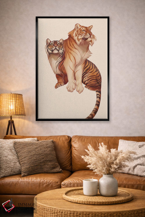 تابلو دکوراتیو برادران طلایی اثر نورا پوتوورا - D4B