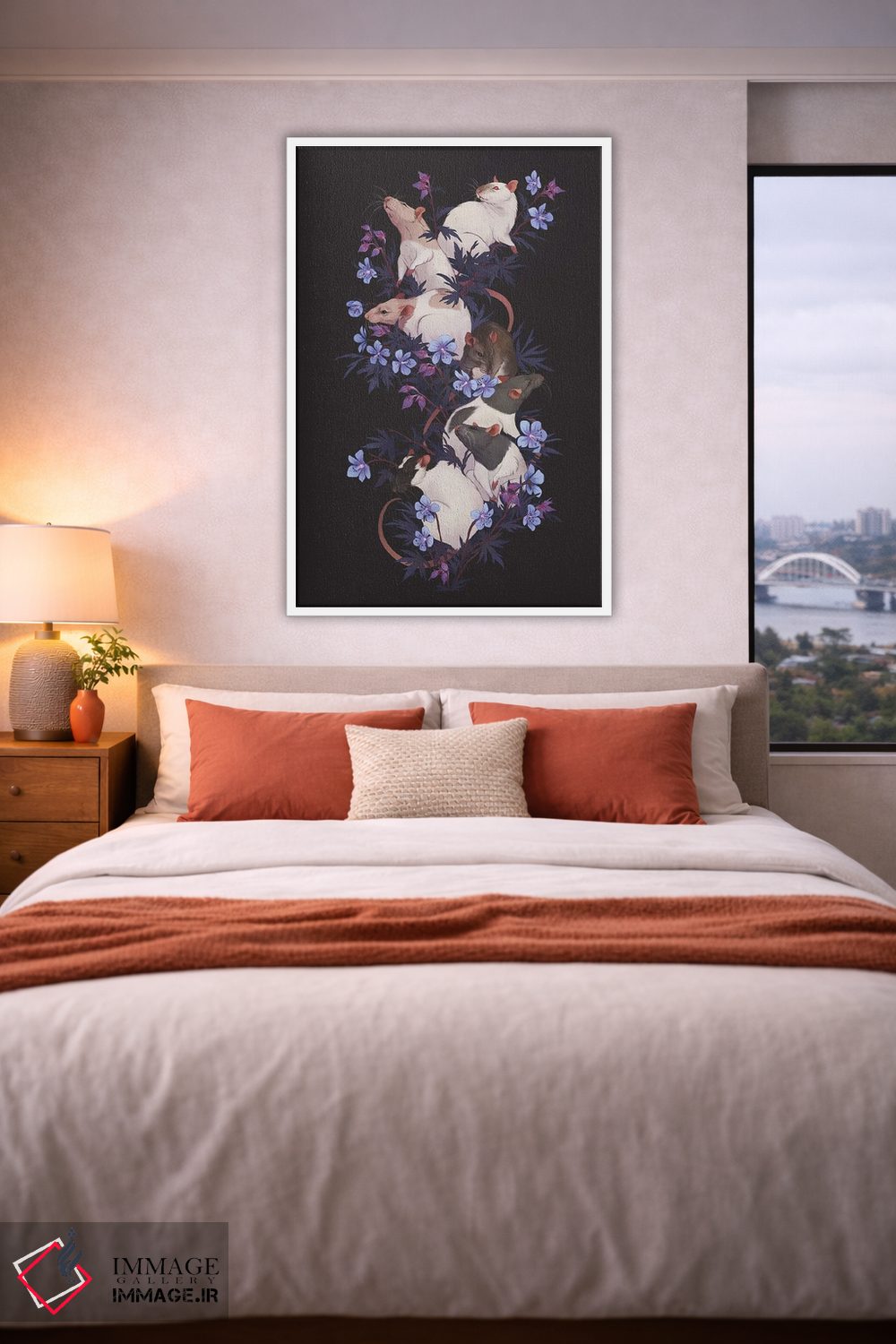 تابلو دکوراتیو هماهنگی اثر نورا پوتوورا - D4W