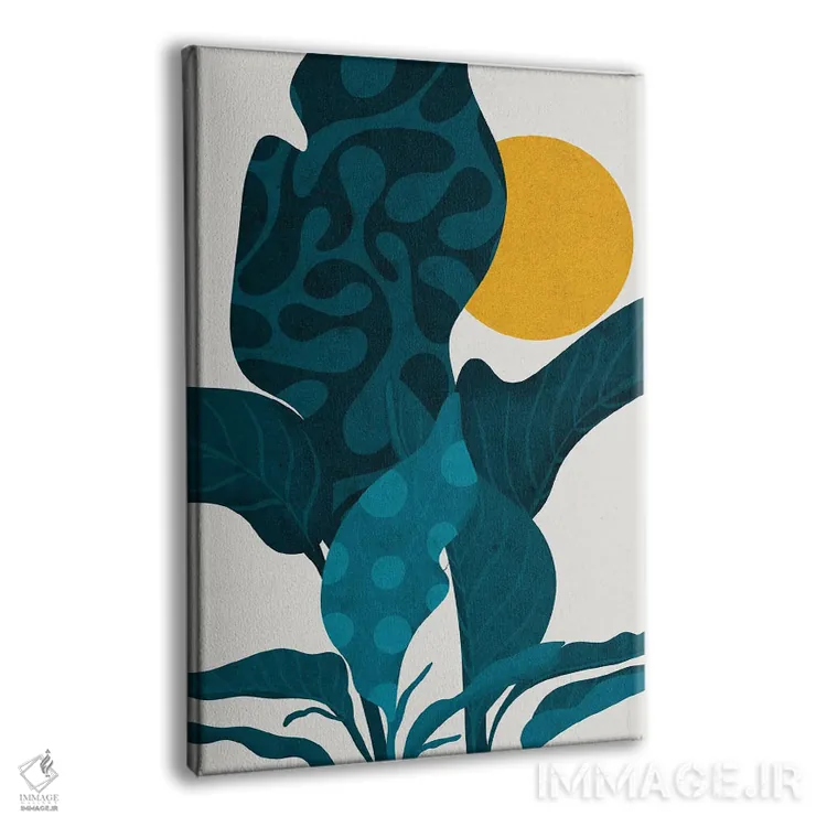 تابلو مینیمال زندگی اثر رینا نوریگا - نمای پرسپکتیو محصول