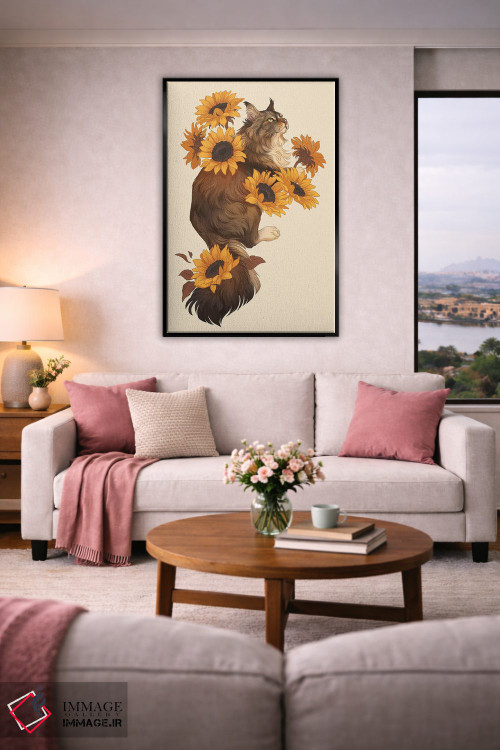 تابلو دکوراتیو آفتابگردان ها اثر نورا پوتوورا - D4B