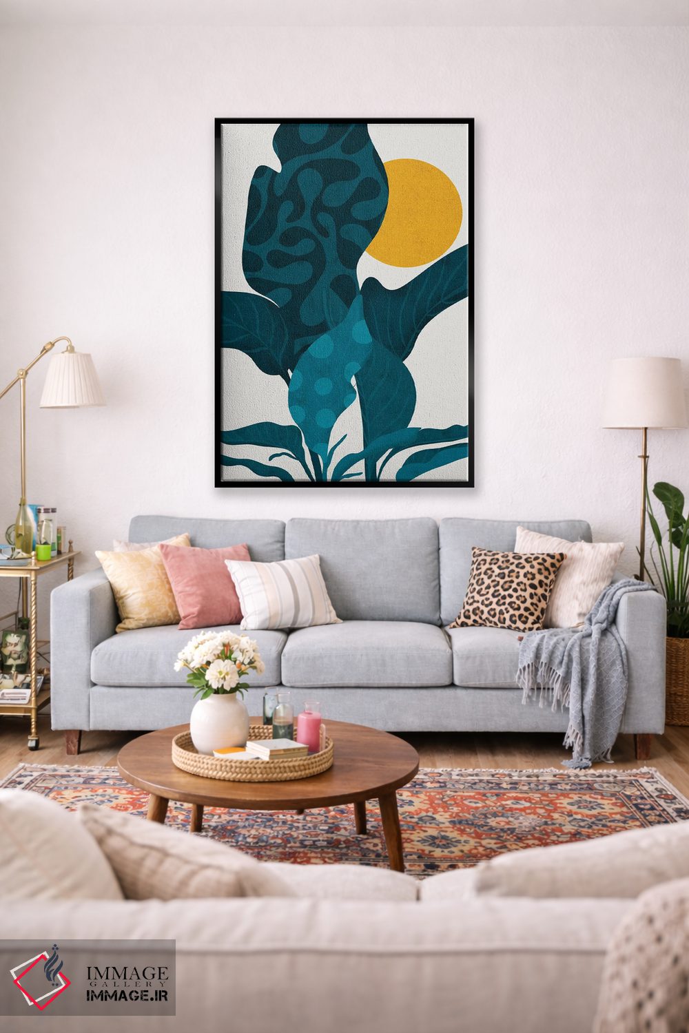 تابلو مینیمال زندگی اثر رینا نوریگا - D2B