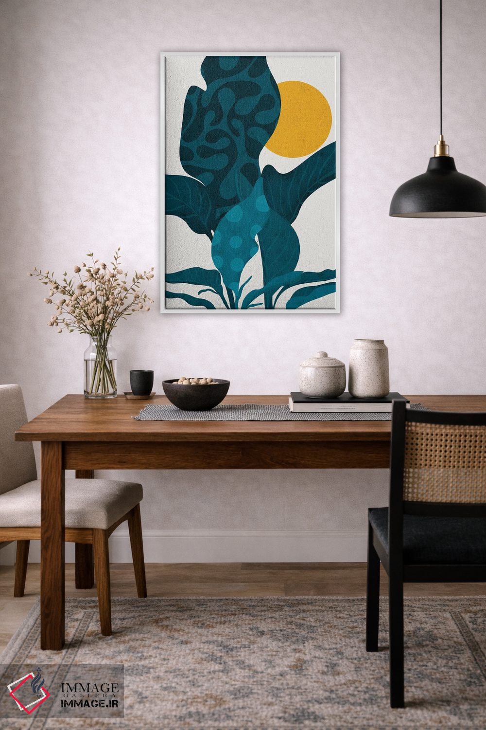 تابلو مینیمال زندگی اثر رینا نوریگا - D4W