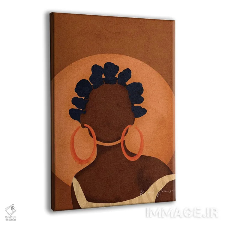 تابلو مینیمال منباورا اثر رینا نوریگا - نمای پرسپکتیو محصول