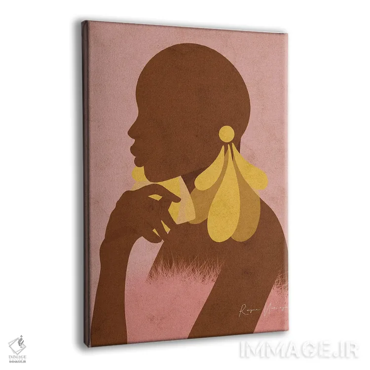 تابلو دکوراتیو زندگی نرم و آرام اثر رینا نوریگا - نمای پرسپکتیو محصول