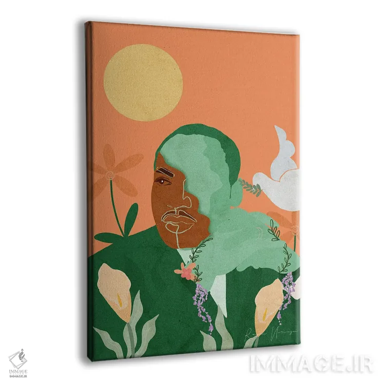 تابلو دکوراتیو مارتین لوتر کینگ اثر رینا نوریگا - نمای پرسپکتیو محصول