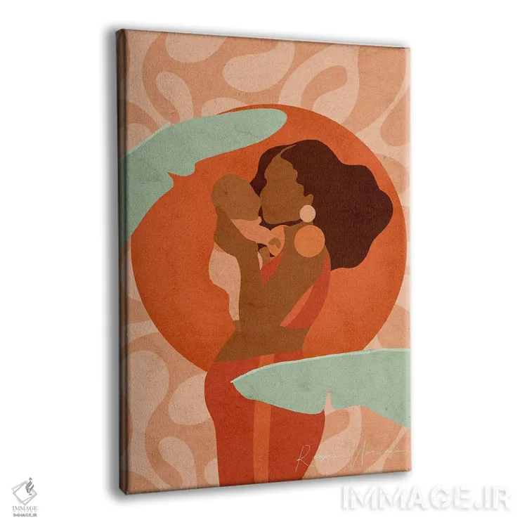 تابلو دکوراتیو نشئه پس از زایمان اثر رینا نوریگا - نمای پرسپکتیو محصول