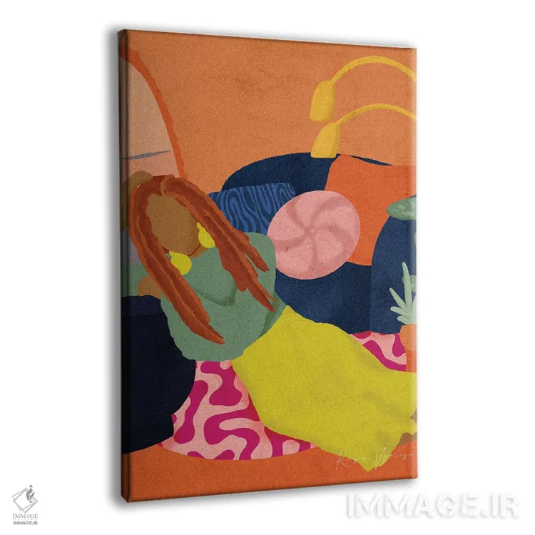 تابلو دکوراتیو در خانه امن اثر رینا نوریگا - نمای پرسپکتیو محصول