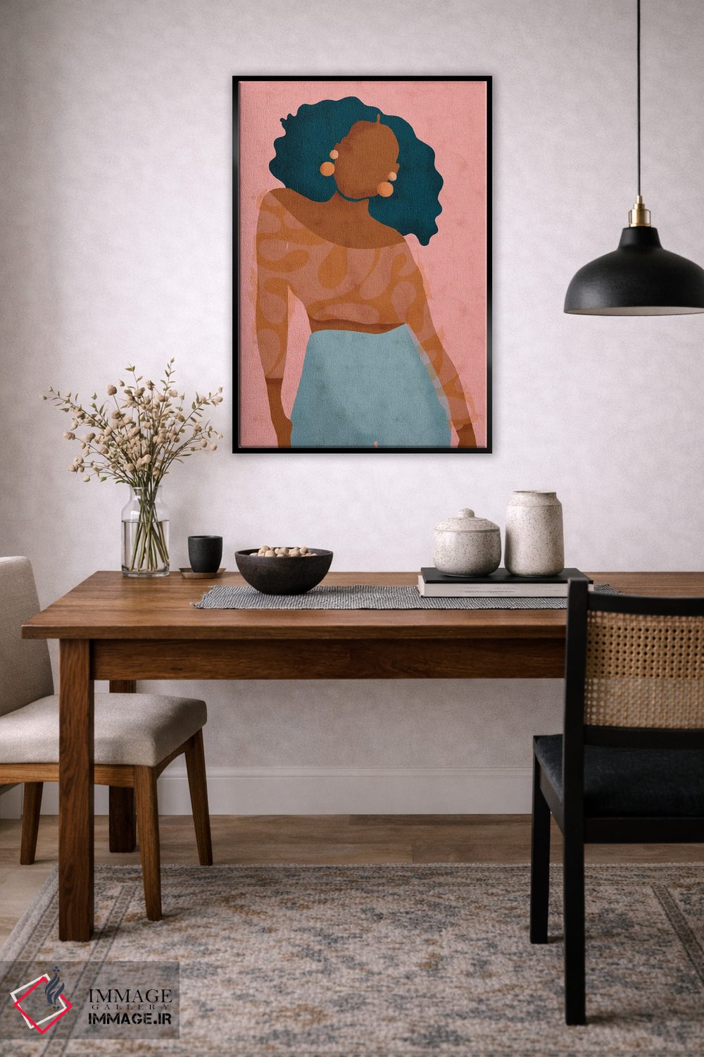 تابلو مینیمال حال و هوا اثر رینا نوریگا - D5B