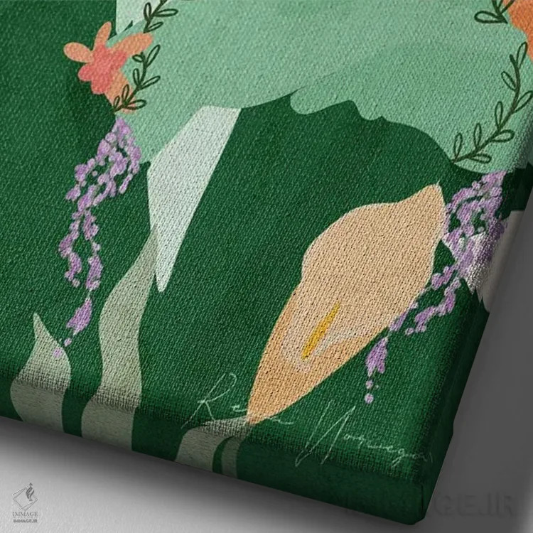 تابلو دکوراتیو مارتین لوتر کینگ اثر رینا نوریگا - نمای نزدیک بافت بوم