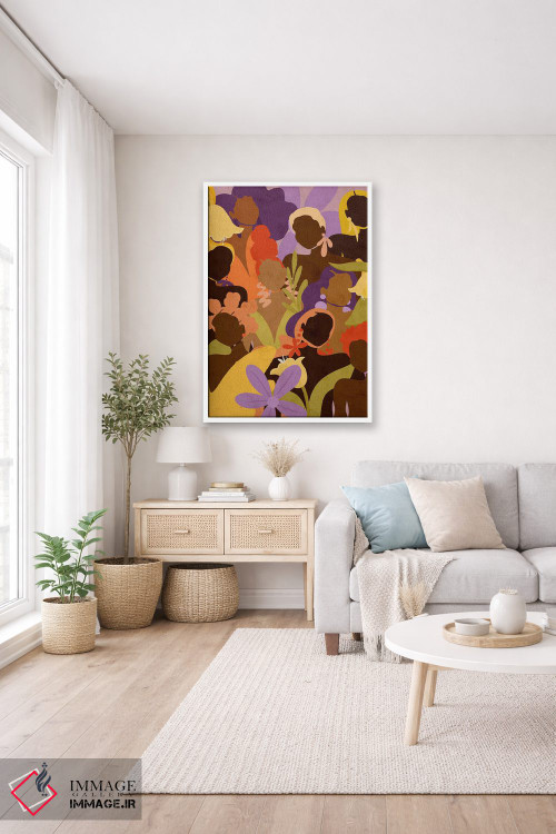 تابلو دکوراتیو شکوفه ما اثر رینا نوریگا - D3W