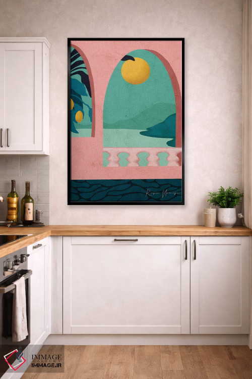 تابلو مینیمال پوزیتانو اثر رینا نوریگا - D2B