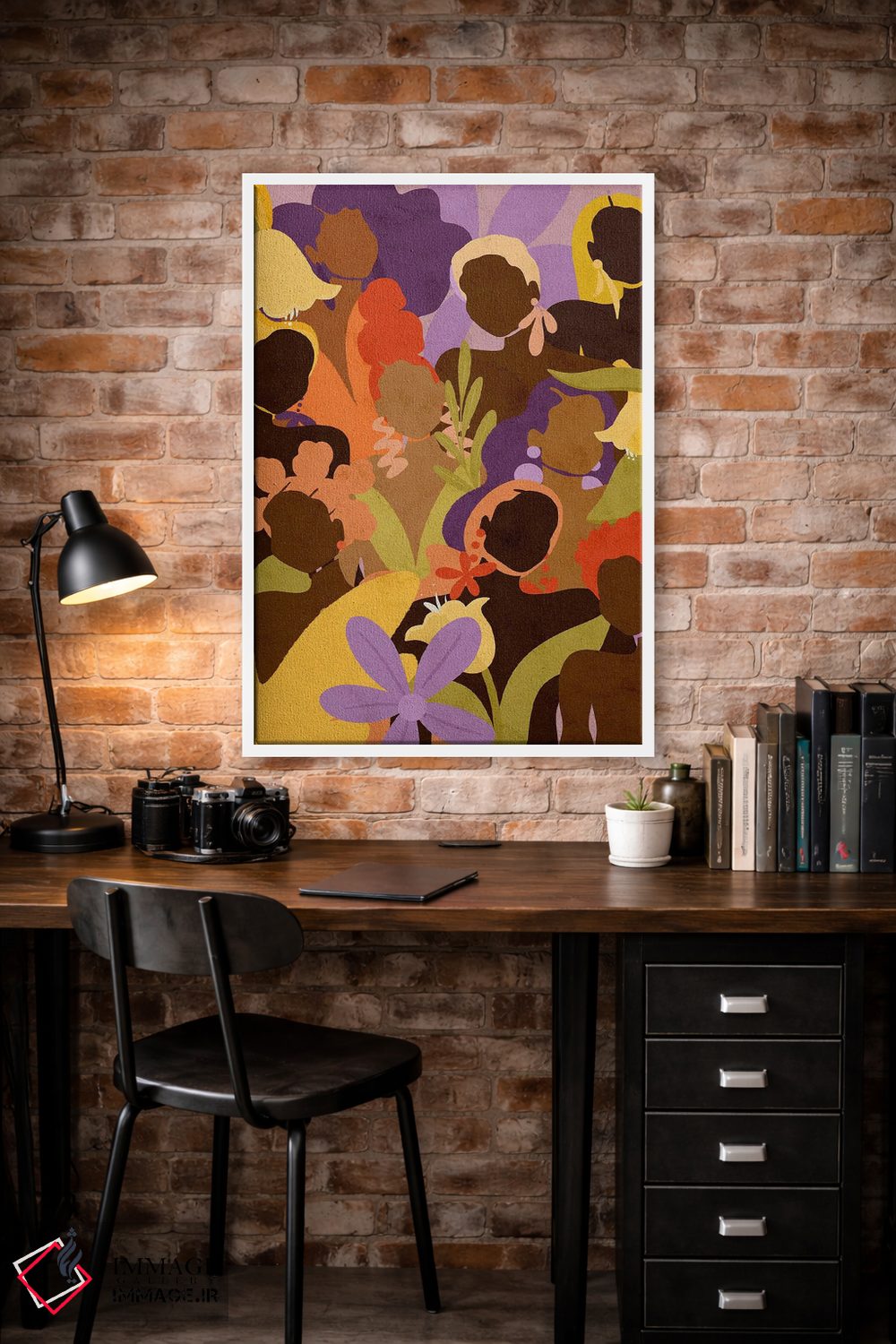 تابلو دکوراتیو شکوفه ما اثر رینا نوریگا - D4W