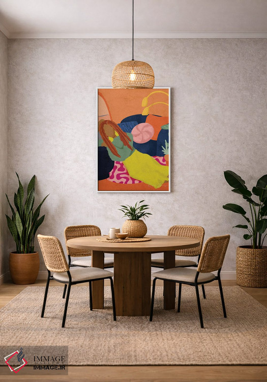 تابلو دکوراتیو در خانه امن اثر رینا نوریگا - D2W