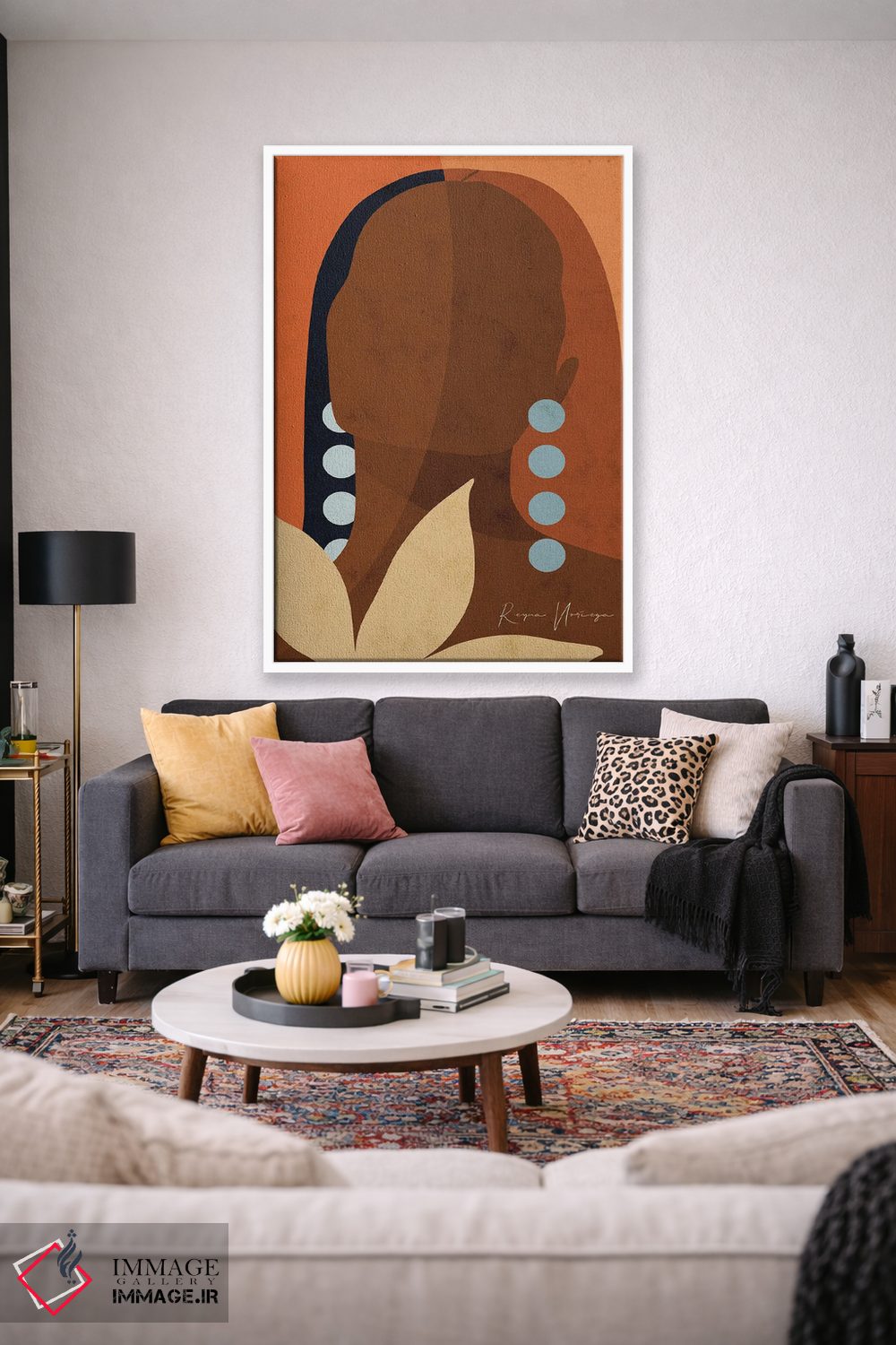 تابلو دکوراتیو سر برآوردن اثر رینا نوریگا - D1W