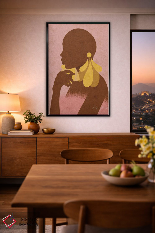 تابلو دکوراتیو زندگی نرم و آرام اثر رینا نوریگا - D2B