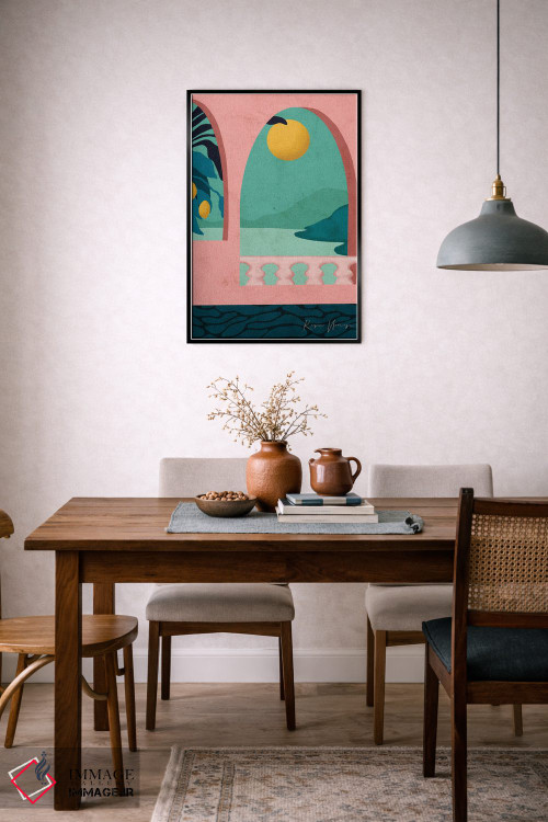 تابلو مینیمال پوزیتانو اثر رینا نوریگا - D5B