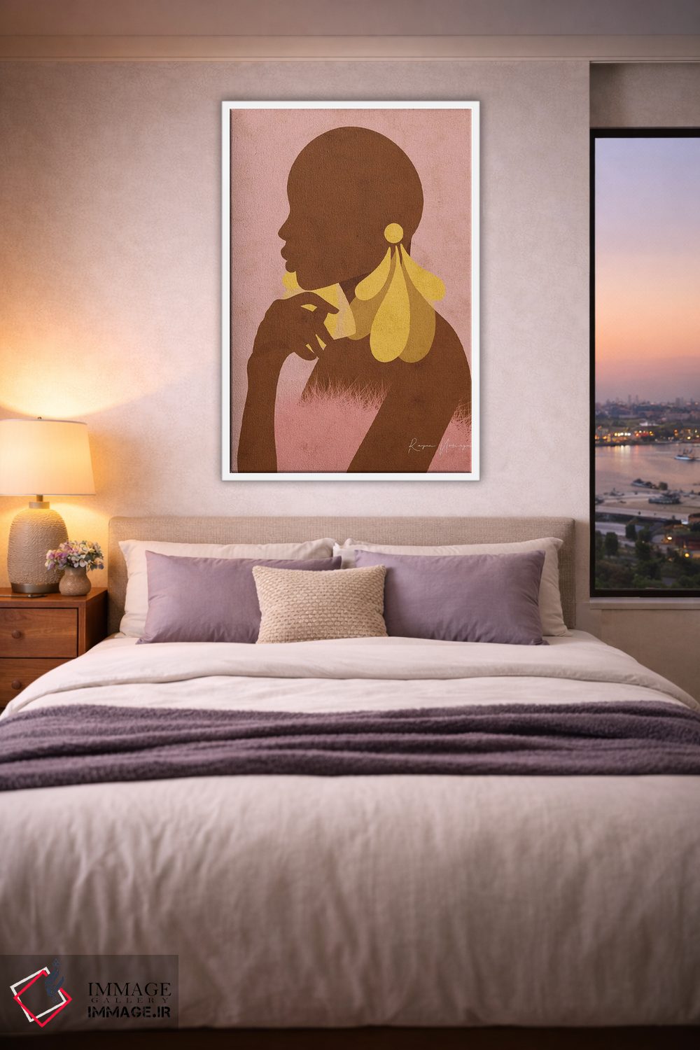 تابلو دکوراتیو زندگی نرم و آرام اثر رینا نوریگا - D3W