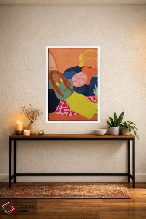 تابلو دکوراتیو در خانه امن اثر رینا نوریگا - D4W