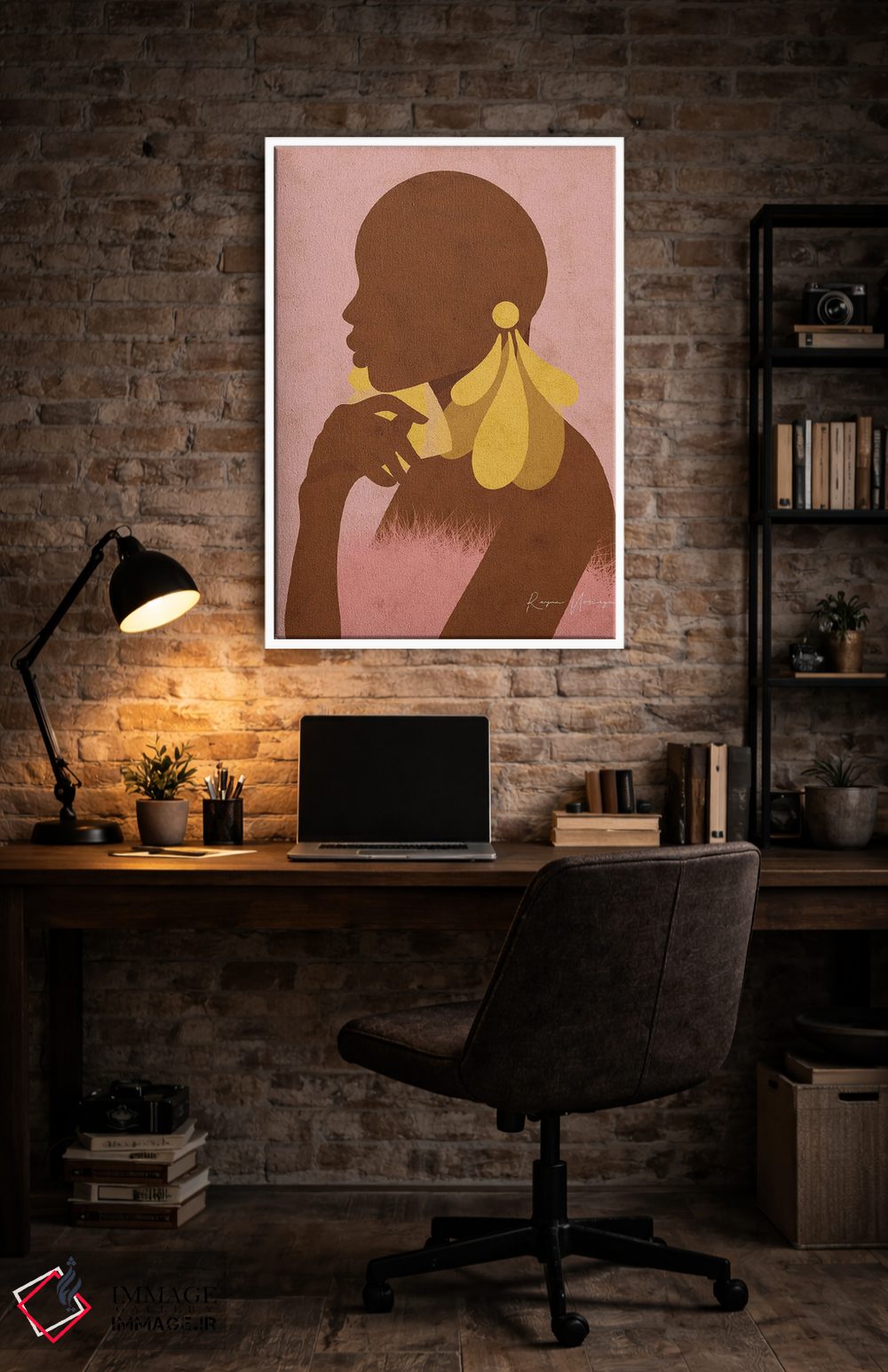 تابلو دکوراتیو زندگی نرم و آرام اثر رینا نوریگا - D4W