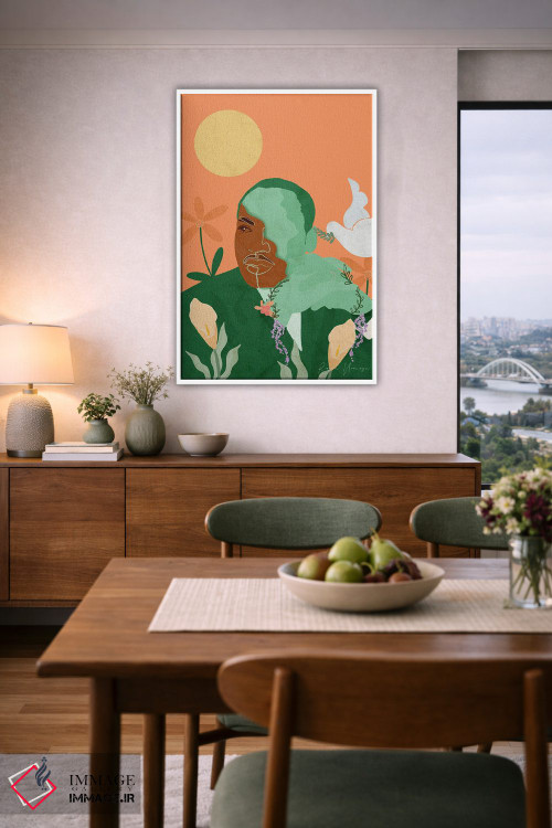 تابلو دکوراتیو مارتین لوتر کینگ اثر رینا نوریگا - D6W