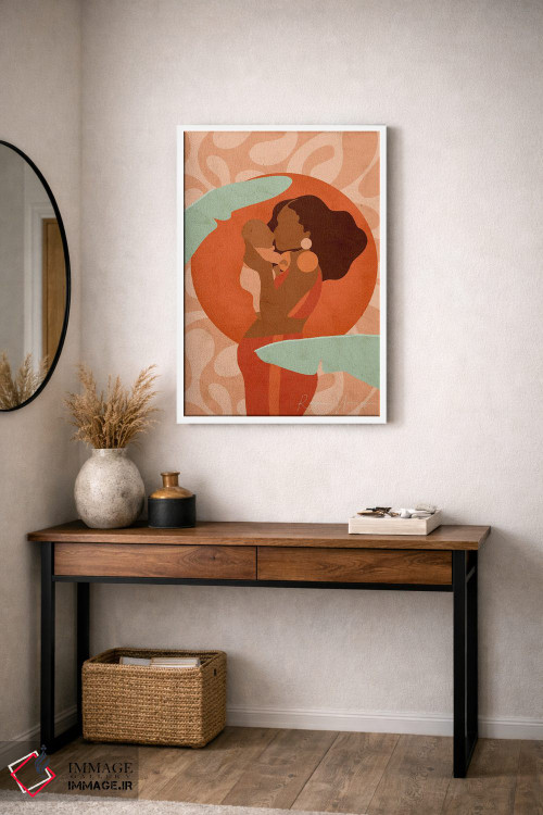 تابلو دکوراتیو نشئه پس از زایمان اثر رینا نوریگا - D3W