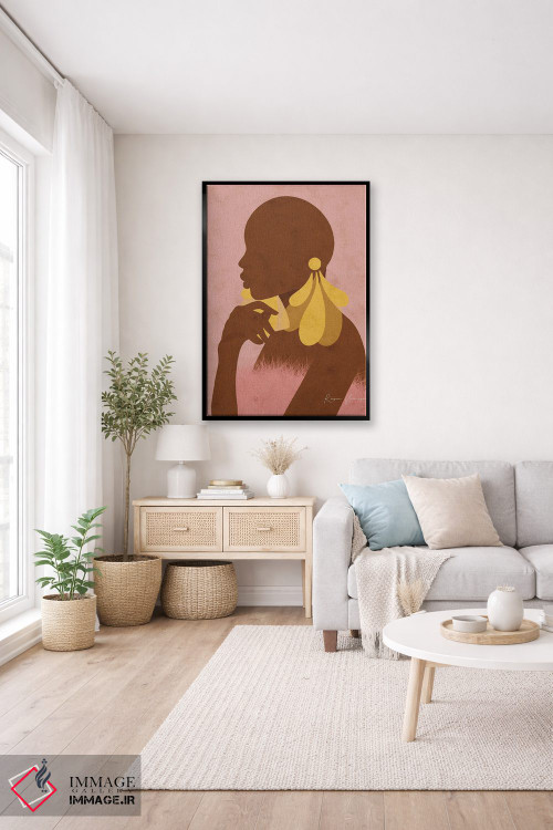 تابلو دکوراتیو زندگی نرم و آرام اثر رینا نوریگا - D5B