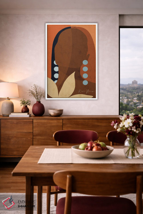 تابلو دکوراتیو سر برآوردن اثر رینا نوریگا - D4W