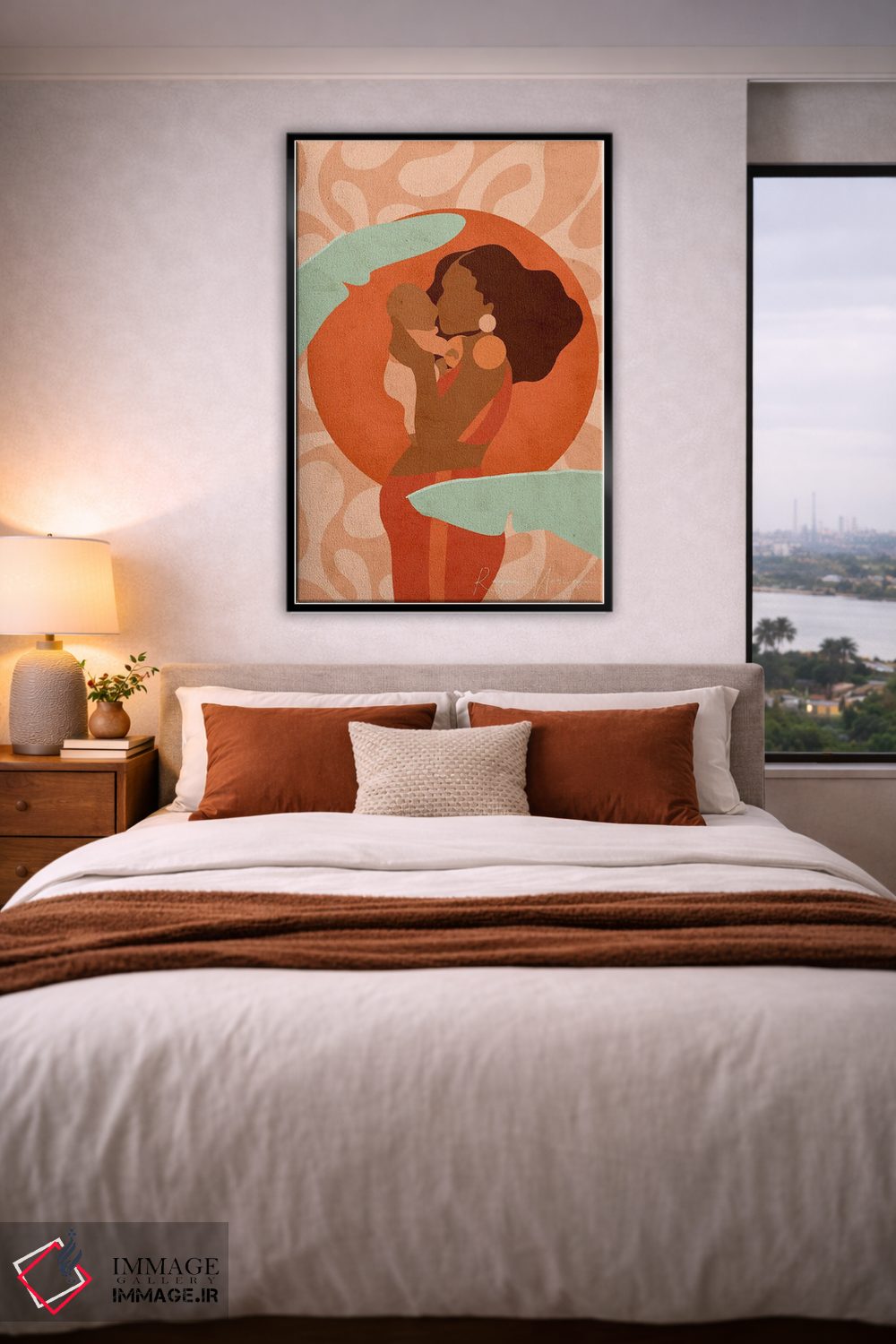 تابلو دکوراتیو نشئه پس از زایمان اثر رینا نوریگا - D5B