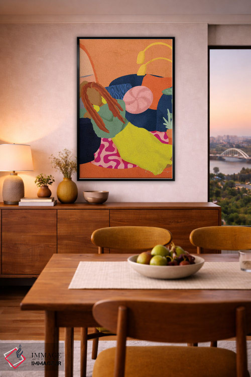 تابلو دکوراتیو در خانه امن اثر رینا نوریگا - D6B