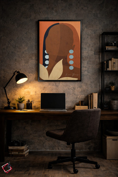 تابلو دکوراتیو سر برآوردن اثر رینا نوریگا - D6B