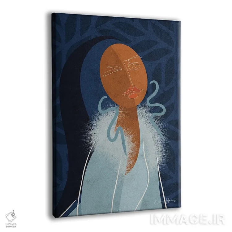 تابلو دکوراتیو ژانویه اثر رینا نوریگا - نمای پرسپکتیو محصول