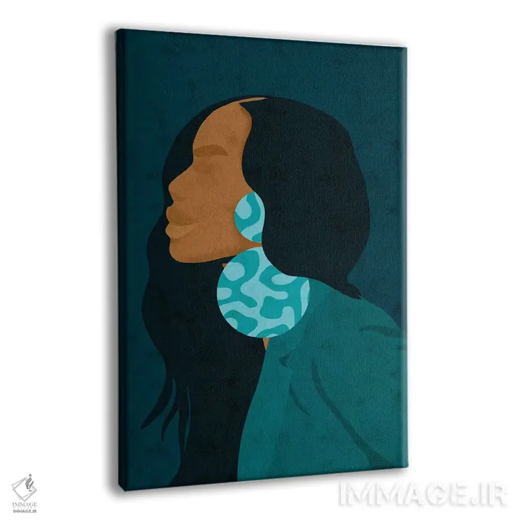 تابلو مینیمال شریل اثر رینا نوریگا - نمای پرسپکتیو محصول