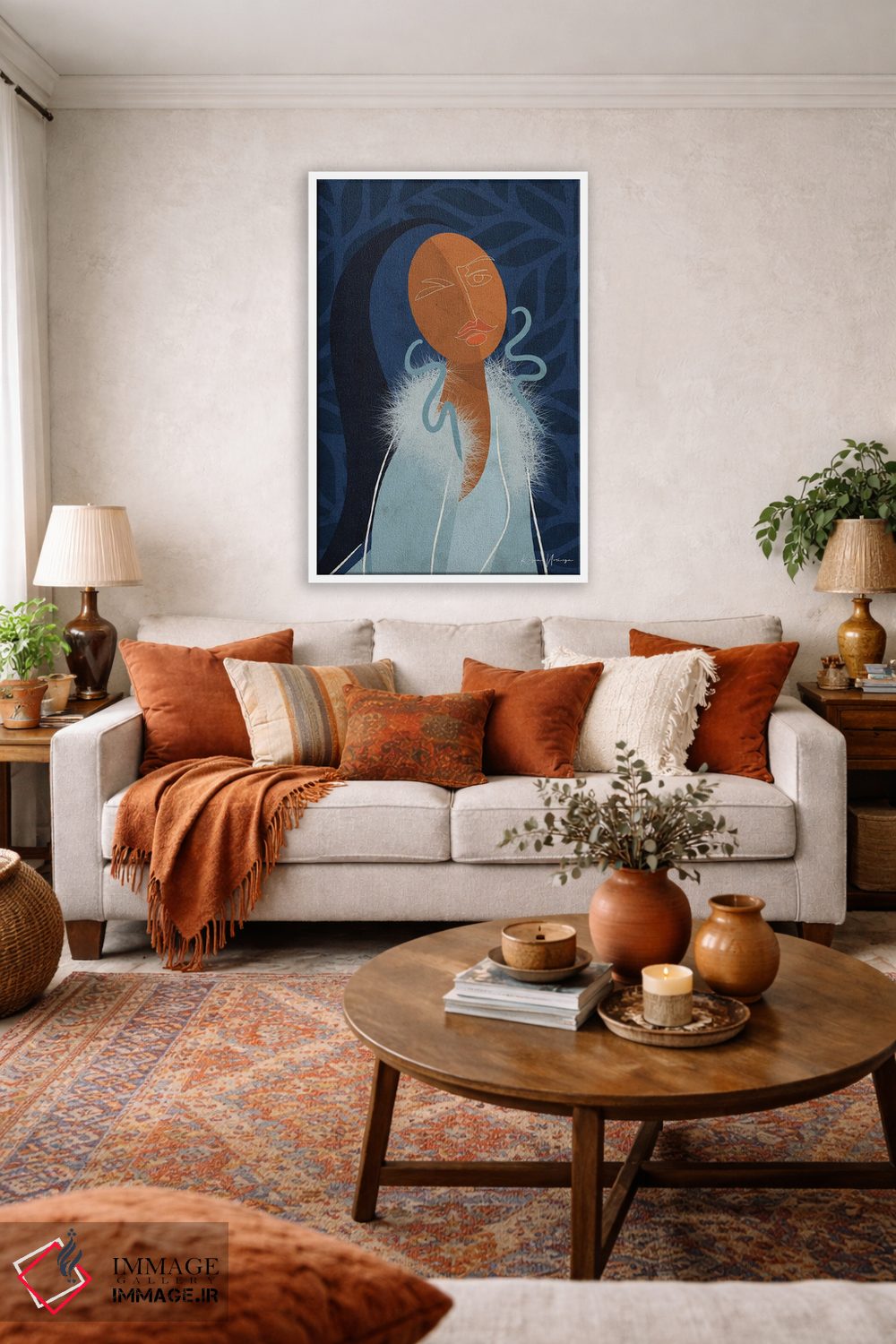 تابلو دکوراتیو ژانویه اثر رینا نوریگا - D2W