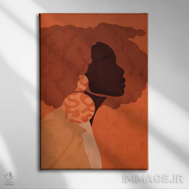 تابلو مینیمال تولا اثر رینا نوریگا - نمای روبهرو روی دیوار